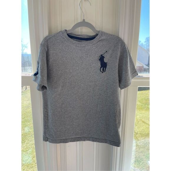 Polo by Ralph Lauren Big Pony t-shirt, gray, size small (8), cotton - Picture 6 of 16